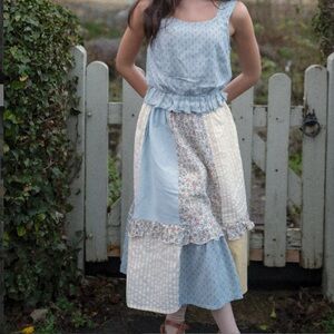 NWT Little Cottonwood Oak Patchwork Skirt